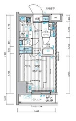 メインステージ新御徒町の物件間取画像